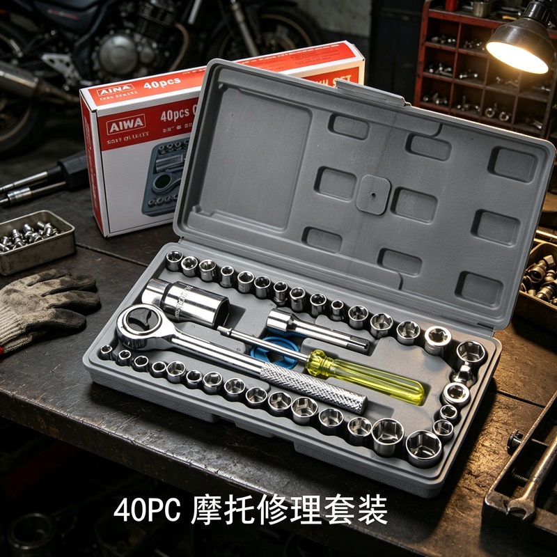Car Workshop Tools Kit - Auto Disassembly Socket Wrench Set Automotive