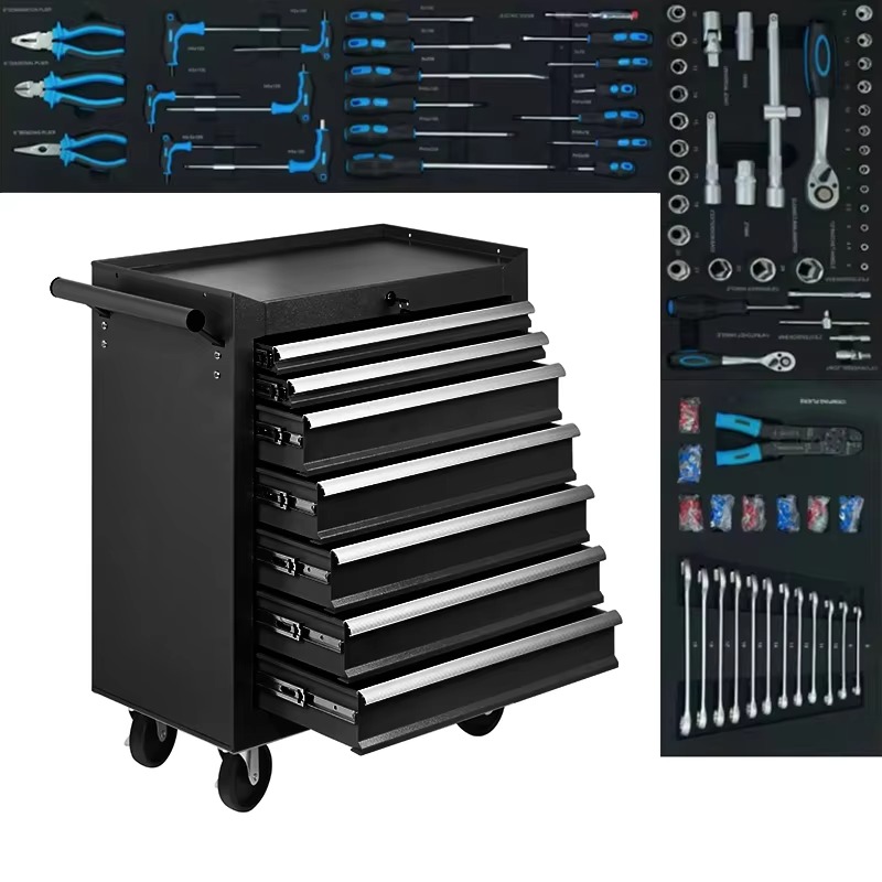 Chinese Manufacturer 7 Drawer  - đánh giá và giá Workshop Garage Tools Manufacturer