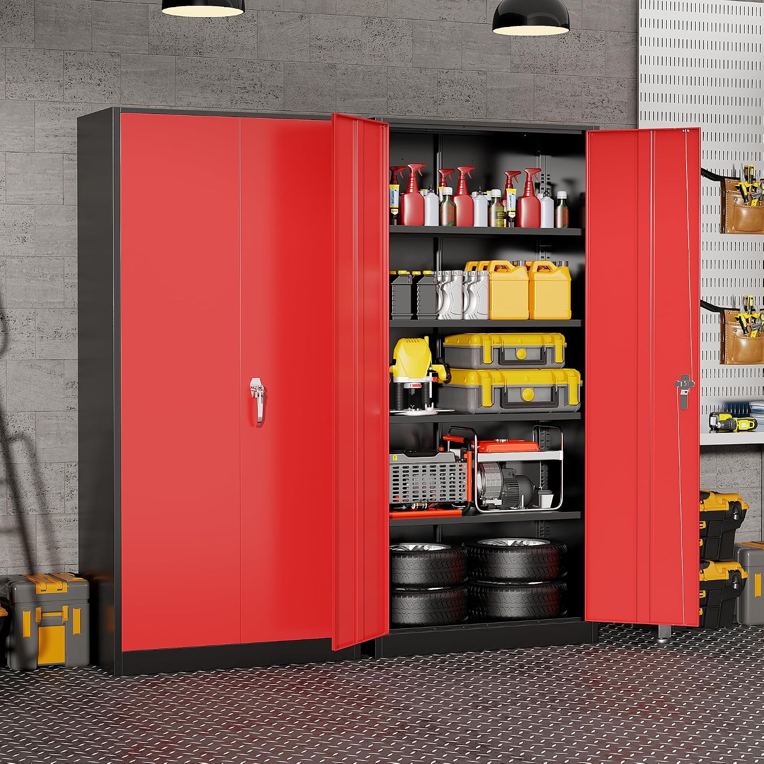 Heavy Duty Metal Garage Storag - đánh giá và giá Tools For Metal Workshop
