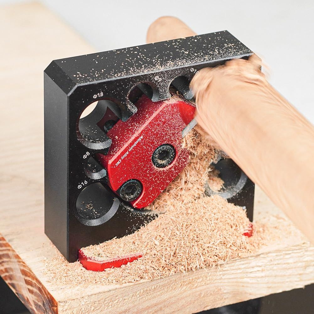 8 Holes Dowel Maker Jig Adjust - đánh giá và giá Pocket Hole Jig