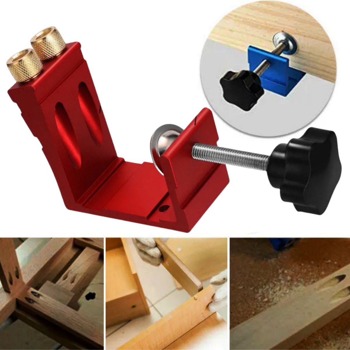 1 Set Pocket Hole Jig for Wood - đánh giá và giá Pocket Hole Jig