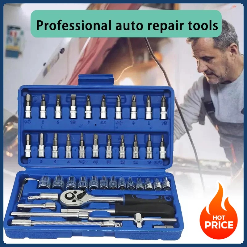 46-in-1 Heavy Duty Automotive  - đánh giá và giá Car Workshop Tools Kit