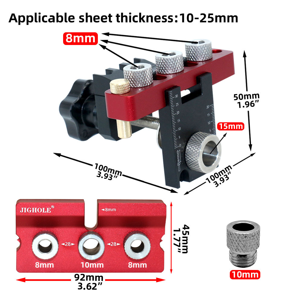 3 In 1 Universal Dowel & Pocke - đánh giá và giá Pocket Hole Jig