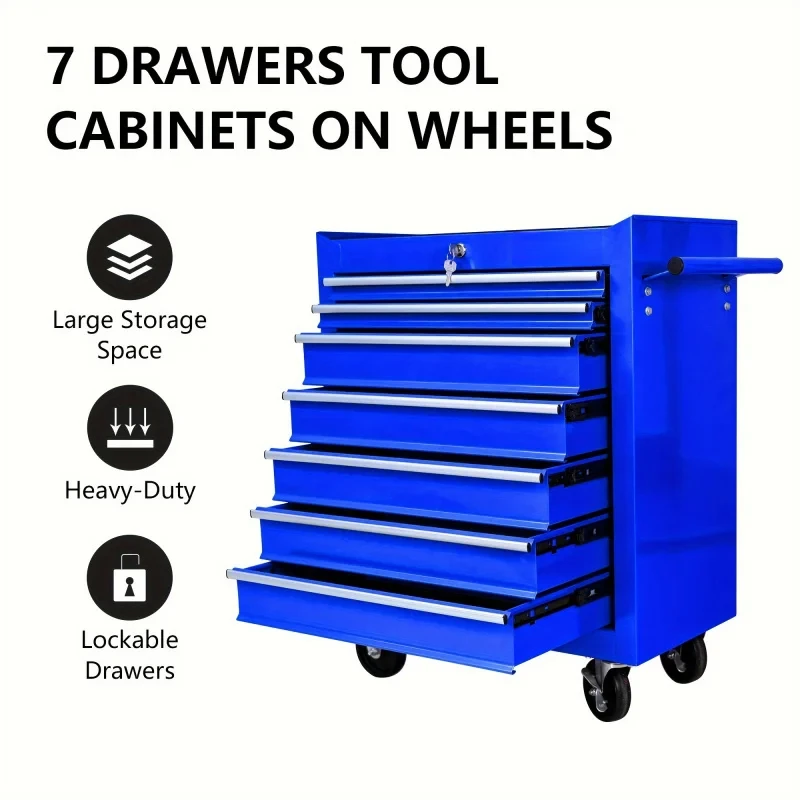 7 Drawers Blue Multifunctional - đánh giá và giá Car Workshop Tools Kit