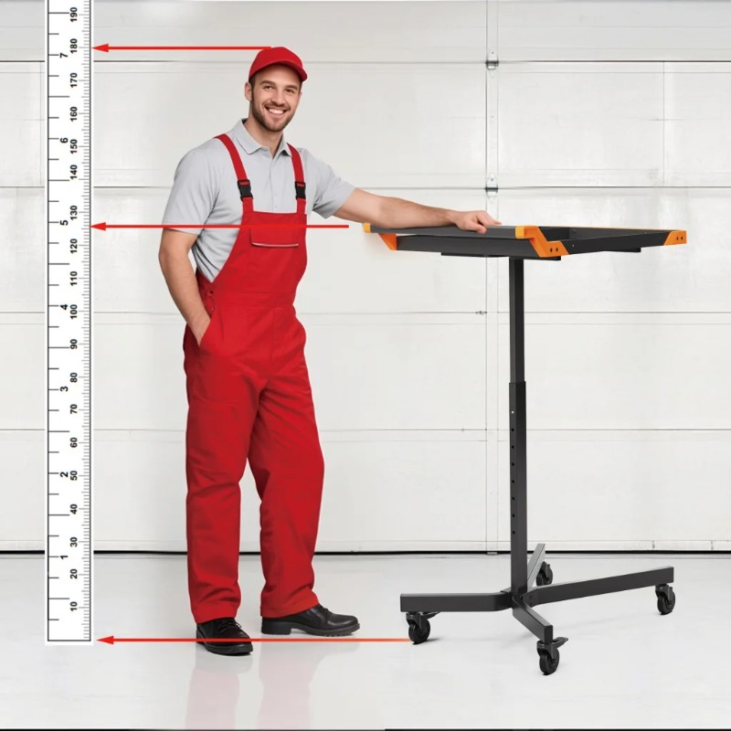 Adjustable Height Mobile Work  - đánh giá và giá Workshop Garage Tools Manufacturer