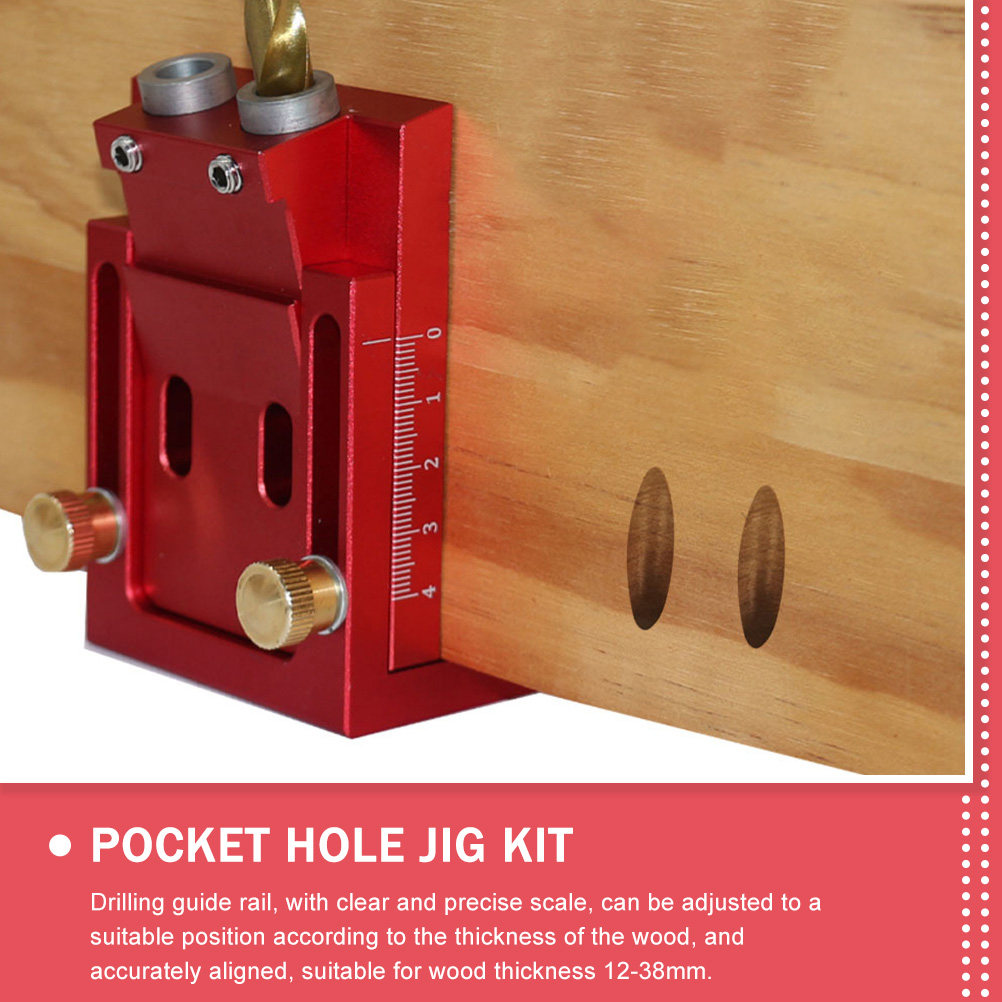 Pocket Hole Jig 1 Set 15 Degre - đánh giá và giá Pocket Hole Jig